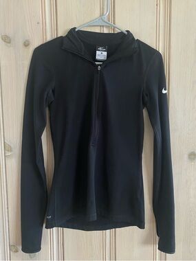 Nike Black Half-Zip Performance Top